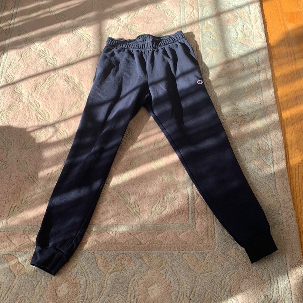 Men’s navy Champion sweatpants